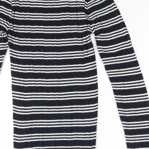 Primark Womens Multicoloured Striped  Pullover Sweatshirt Size 2XS