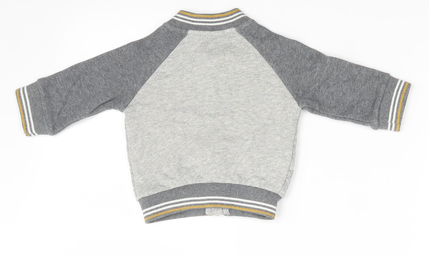 TU Boys Grey   Cardigan Jumper Size 3-6 Months