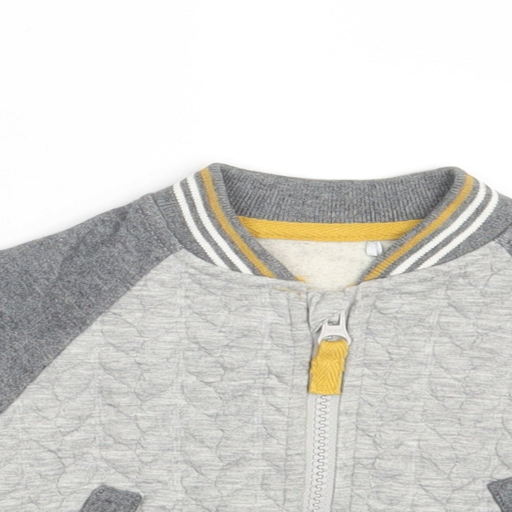 TU Boys Grey   Cardigan Jumper Size 3-6 Months