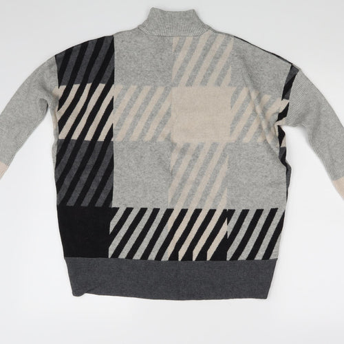 River Island Womens Multicoloured Geometric  Pullover Jumper Size XS