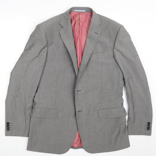 M&S Mens Grey   Jacket Suit Jacket Size 40