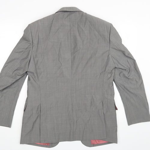 M&S Mens Grey   Jacket Suit Jacket Size 40