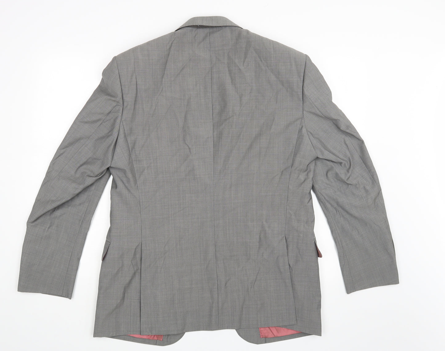 M&S Mens Grey   Jacket Suit Jacket Size 40