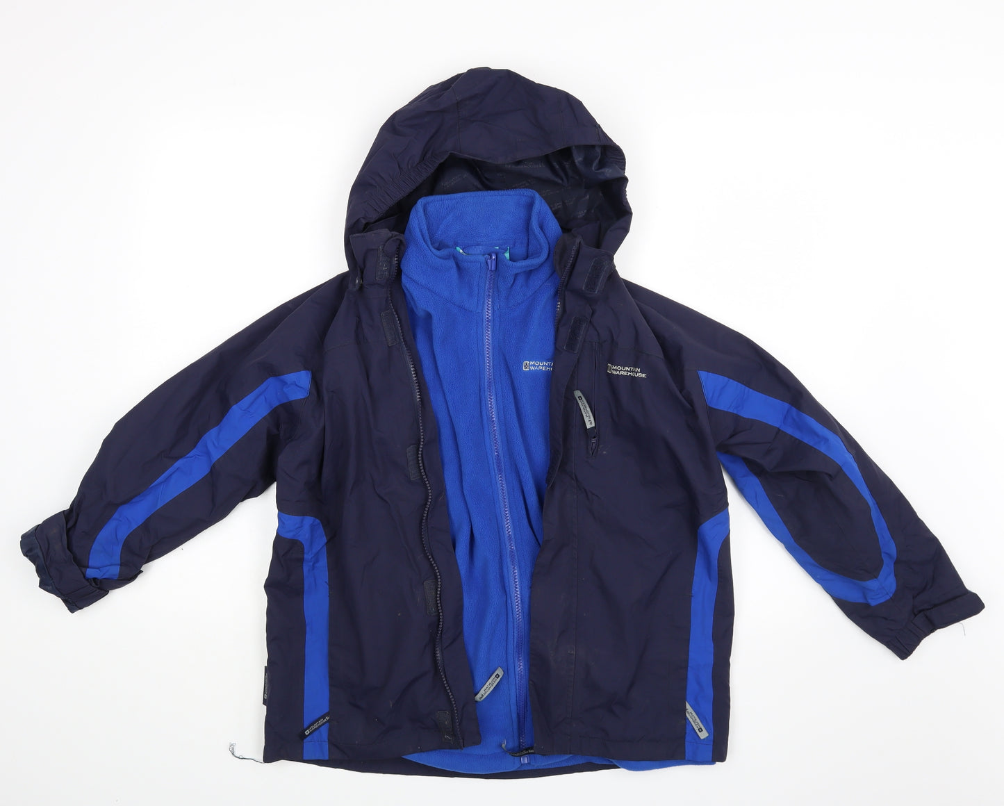Mountain Warehouse Boys Blue   Full Zip Hoodie Size 11-12 Years