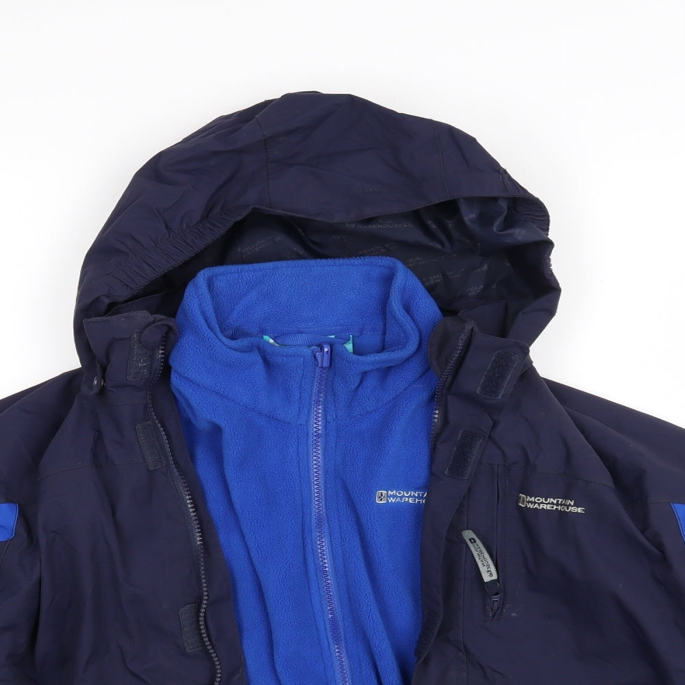 Mountain Warehouse Boys Blue   Full Zip Hoodie Size 11-12 Years