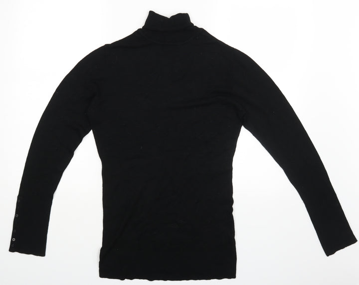 New Look Womens Black Pullover Sweatshirt Size 14