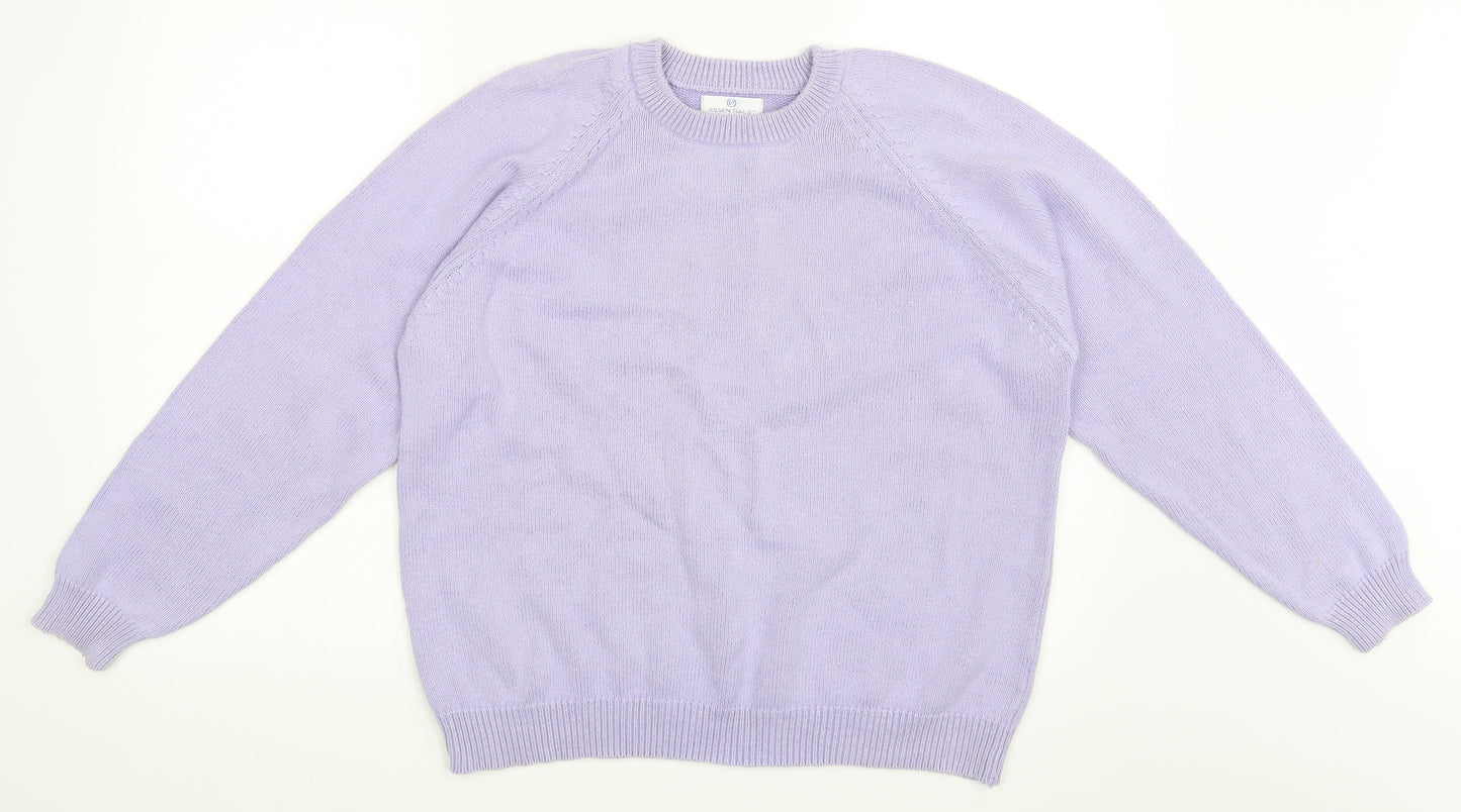 Essentials Womens Blue   Pullover Jumper Size 14