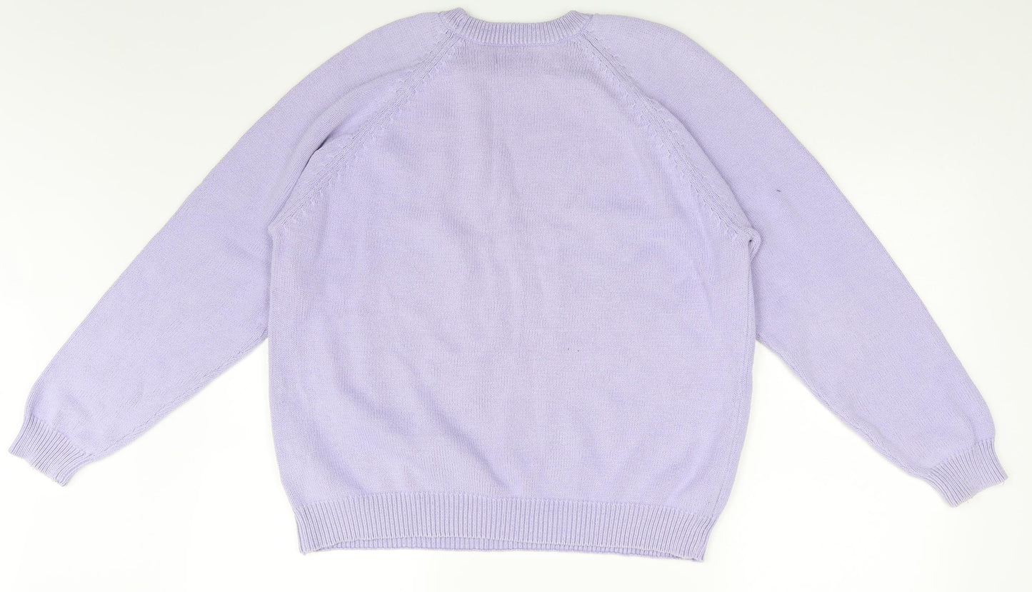 Essentials Womens Blue   Pullover Jumper Size 14