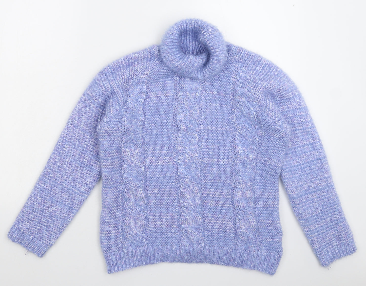 QED London Womens Blue  Knit Pullover Jumper Size S