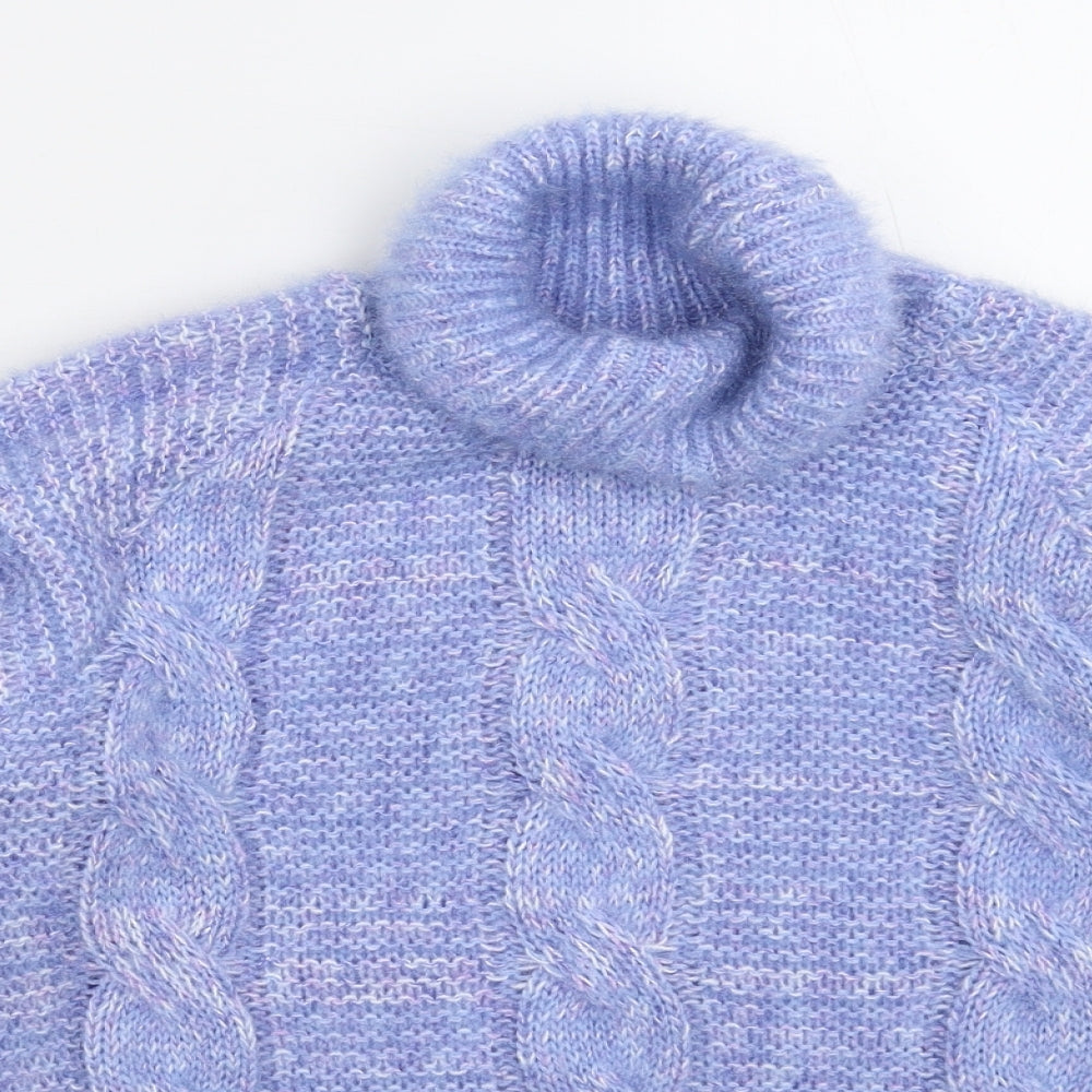 QED London Womens Blue  Knit Pullover Jumper Size S