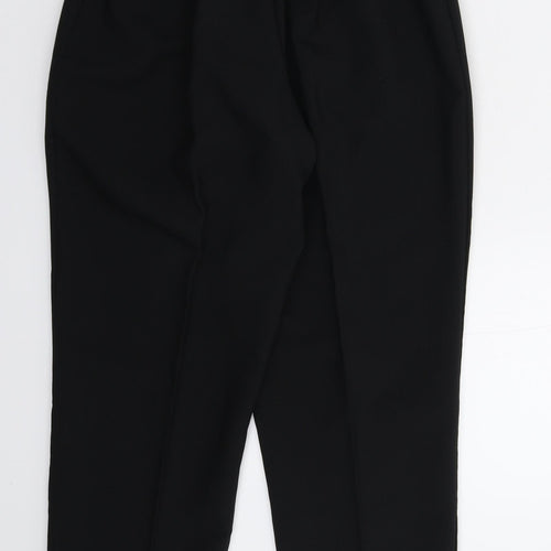 Preworn Womens Black   Trousers  Size 12 L27 in