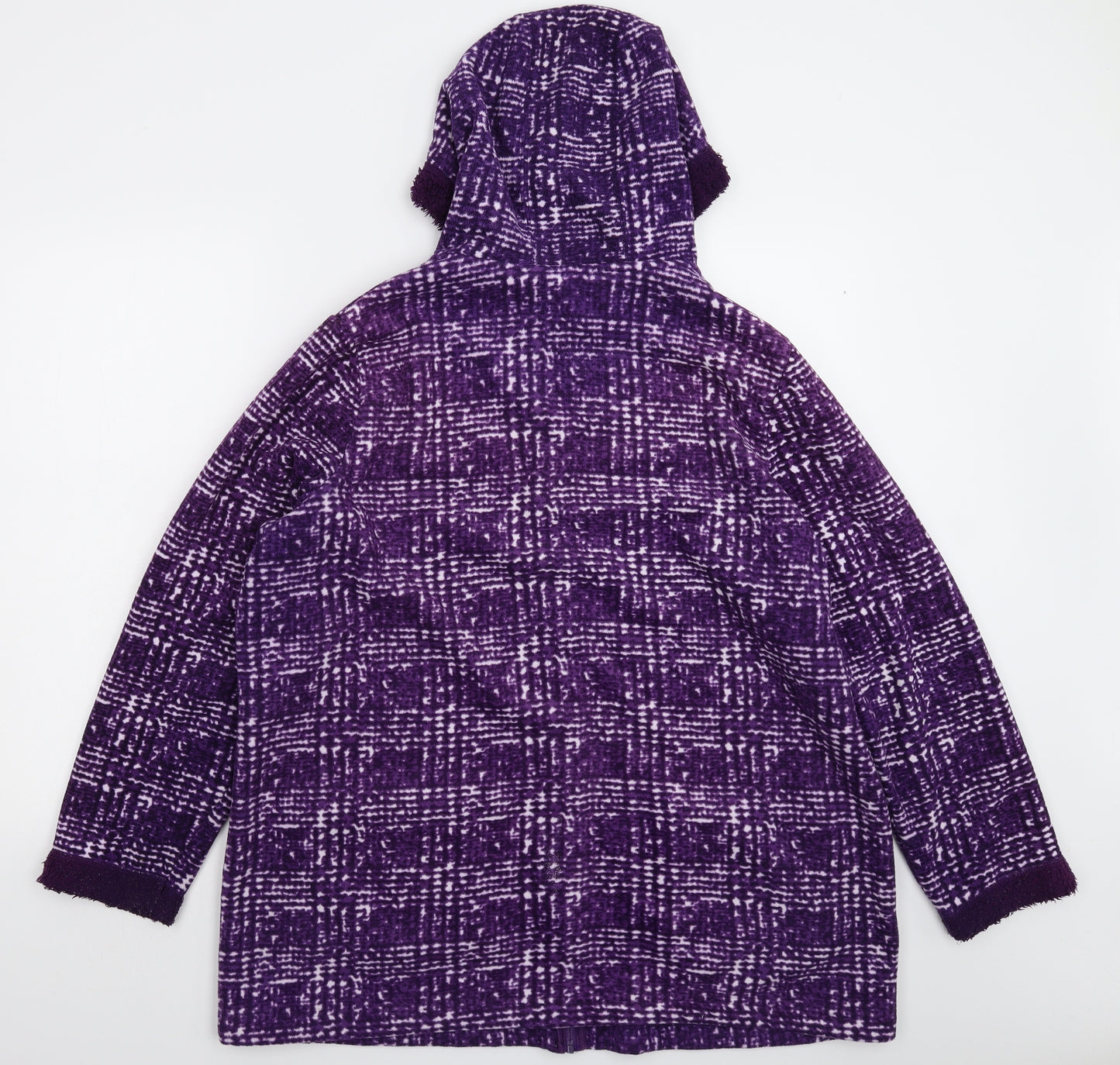 Bonmarché Womens Purple  Fleece Jacket  Size L