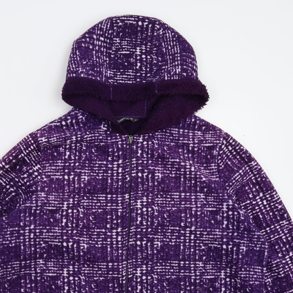 Bonmarché Womens Purple  Fleece Jacket  Size L