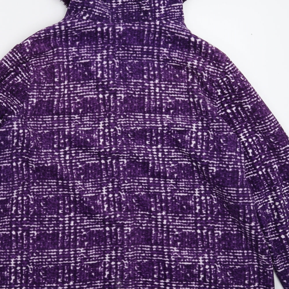 Bonmarché Womens Purple  Fleece Jacket  Size L