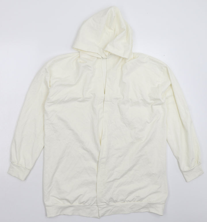Nasty Gal Womens White   Cardigan Jumper Size M