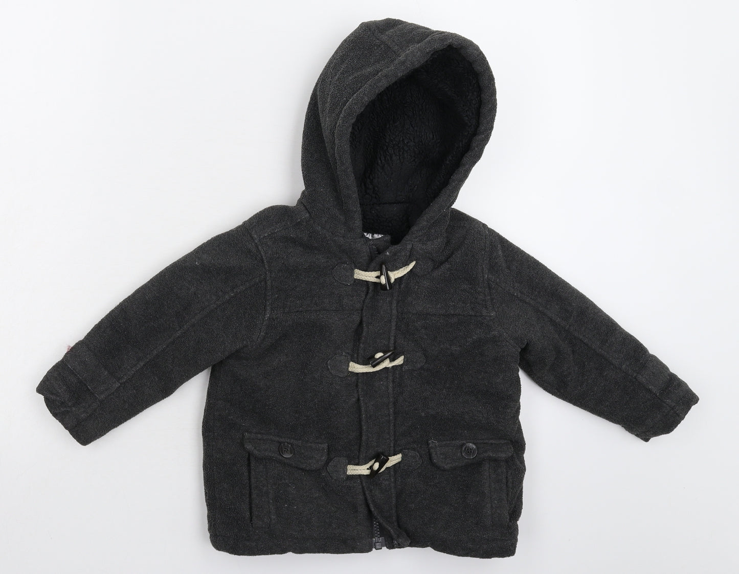 Merc Baby Grey  Fleece Jacket Coat Size 18-24 Months