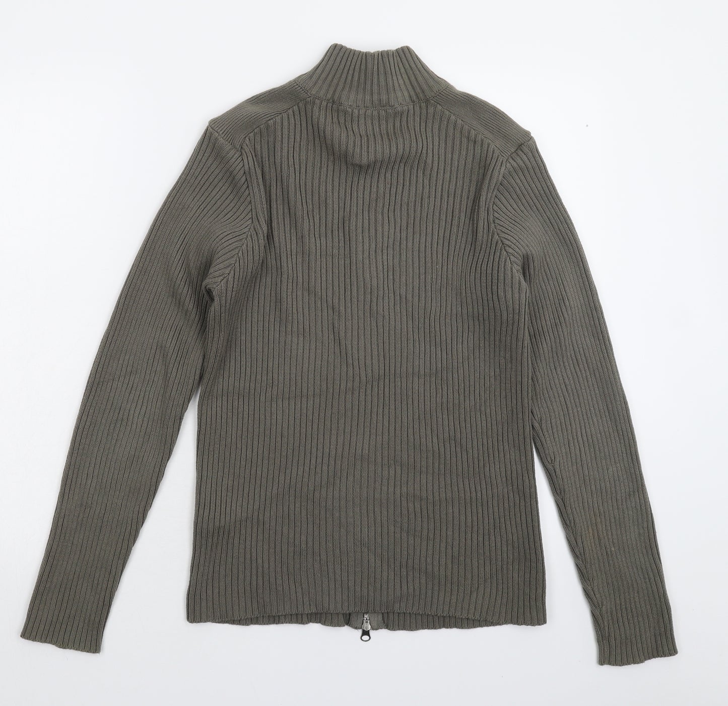 Cedar Wood State Mens Grey  Knit Cardigan Jumper Size S