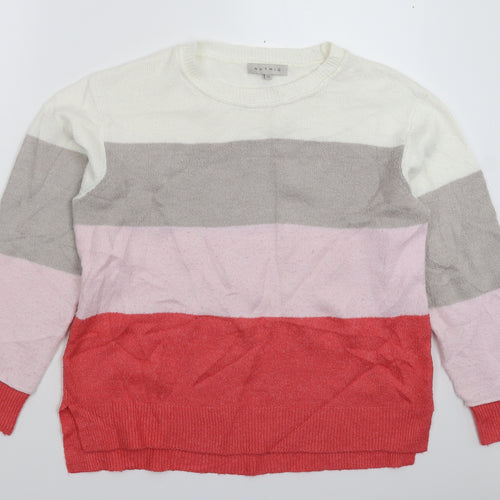 Nutmeg Womens Multicoloured  Knit Pullover Jumper Size 12