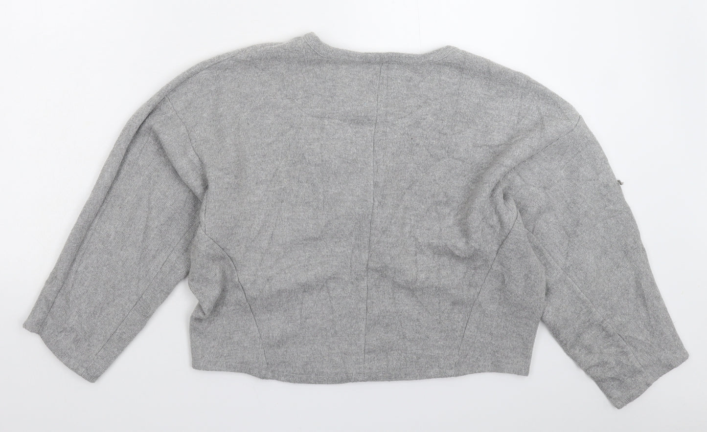 Zara Womens Grey  Knit Pullover Jumper Size S