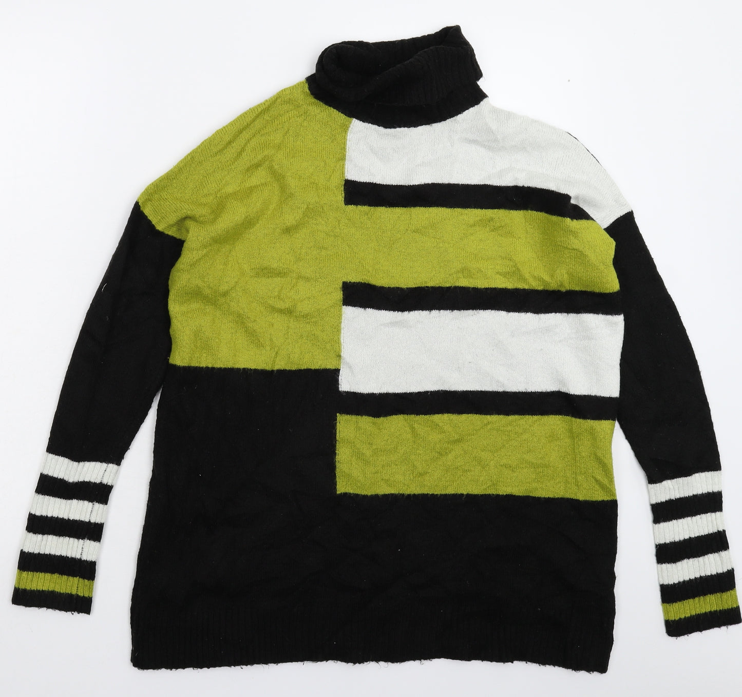 Wallis Womens Multicoloured  Knit Pullover Jumper Size 6