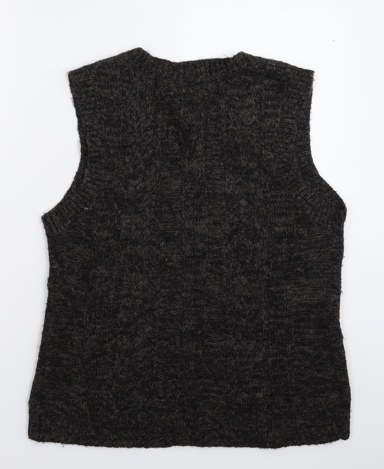 Boutique Belle Womens Grey  Knit Vest Jumper Size L