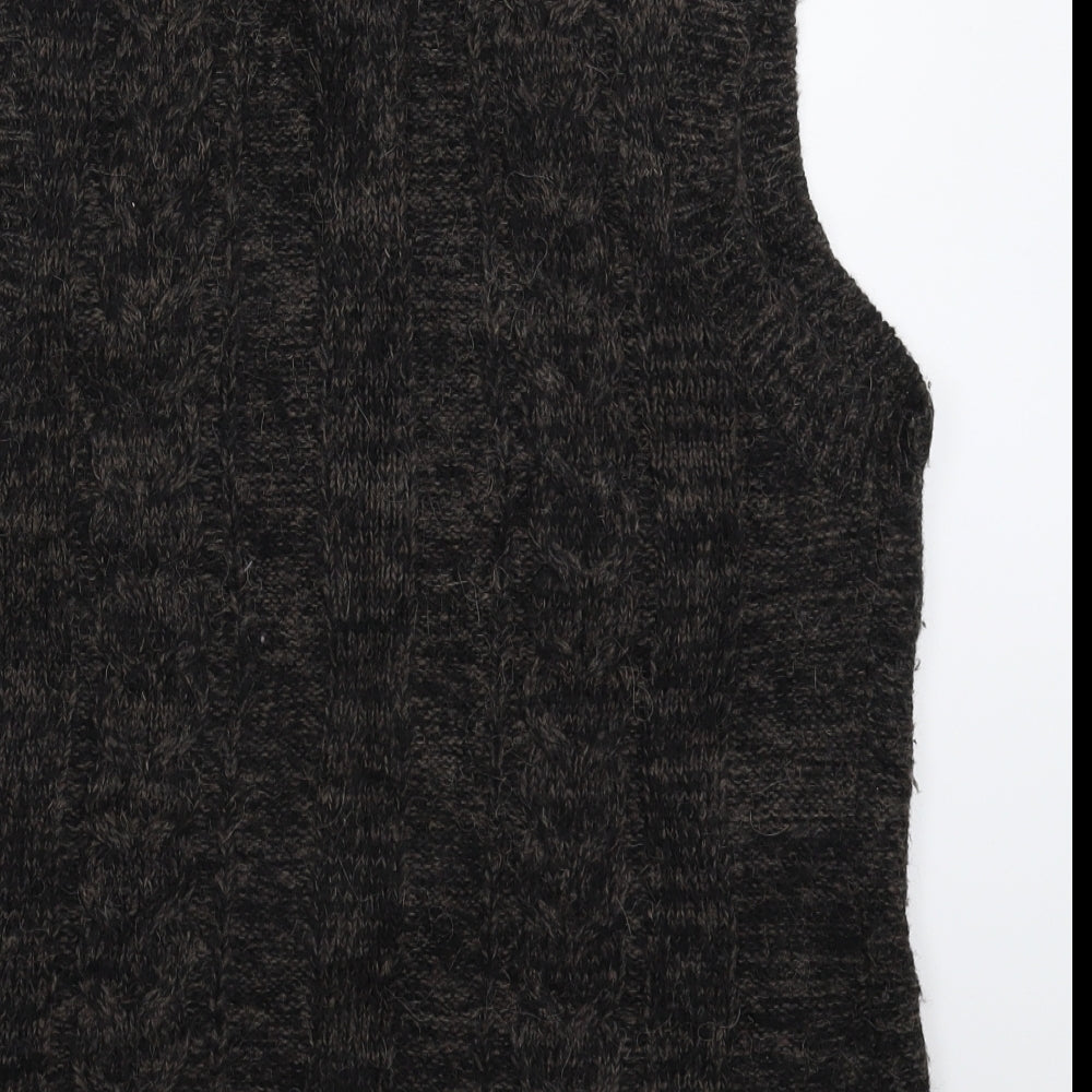 Boutique Belle Womens Grey  Knit Vest Jumper Size L