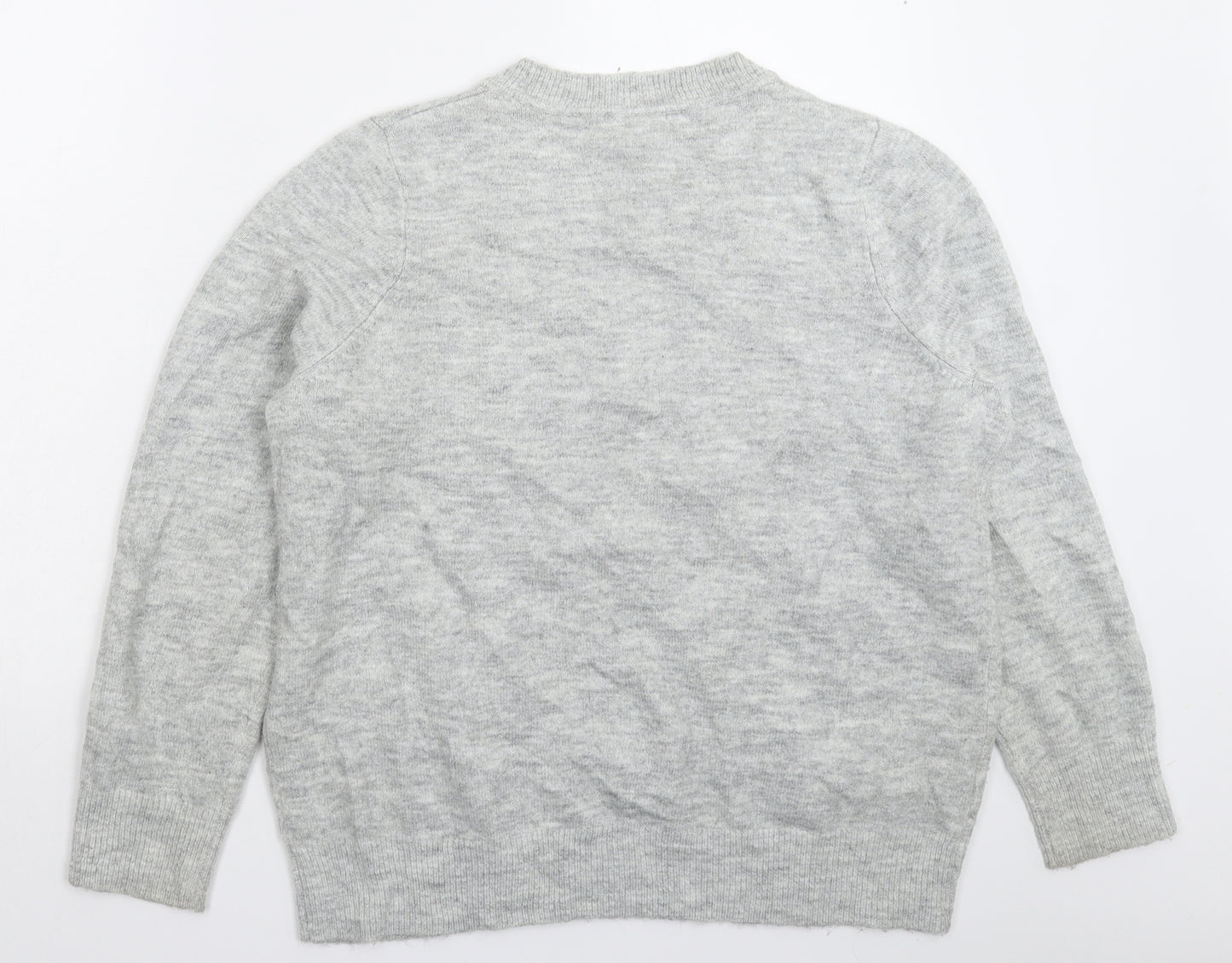 TU Womens Grey  Knit Pullover Jumper Size 16