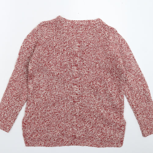 M&Co Womens Pink  Knit Pullover Jumper Size 10