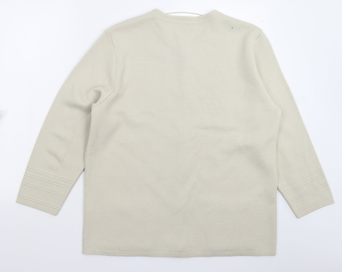 C&A Womens Grey  Knit Cardigan Jumper Size L