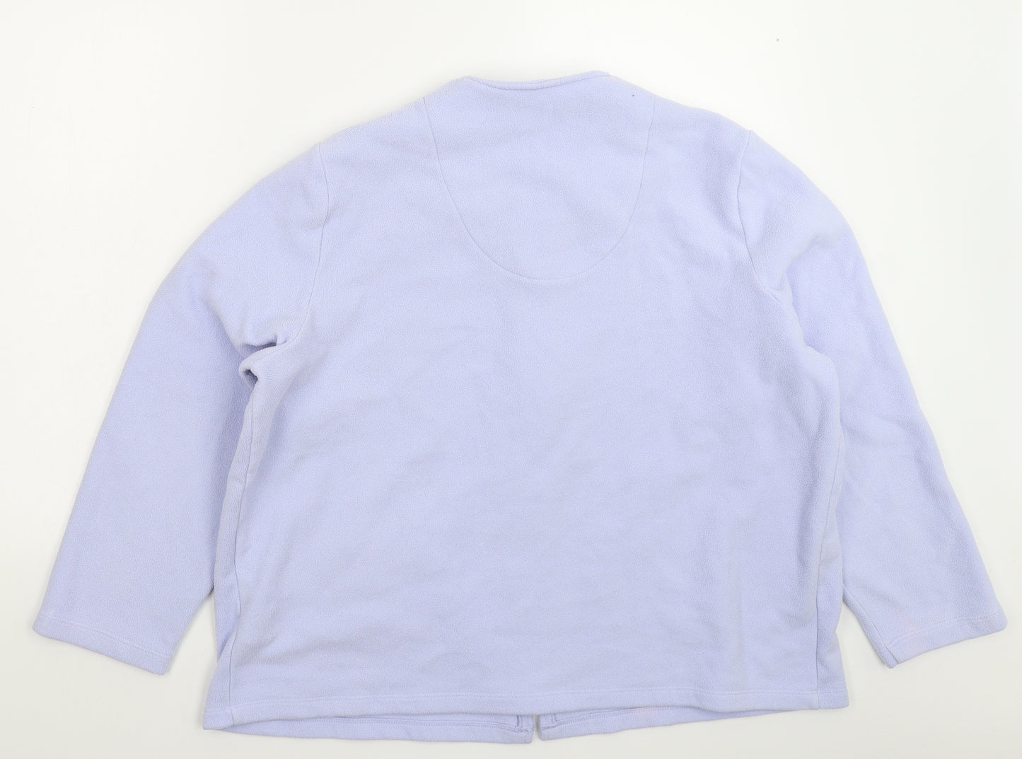Marks and Spencer Womens Blue  Fleece Jacket  Size 18
