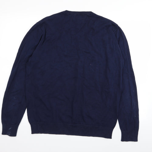 Asda George Mens Blue   Pullover Jumper Size M