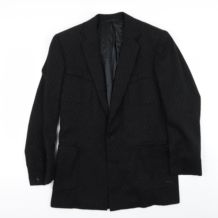 thispoons liverpool home Mens Black Polka Dot  Jacket Blazer Size 38
