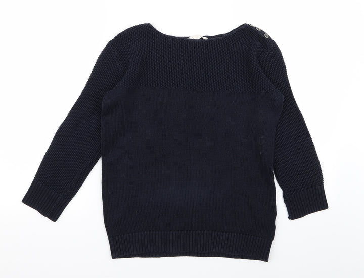 Esprit Womens Blue Pullover Jumper Size XS