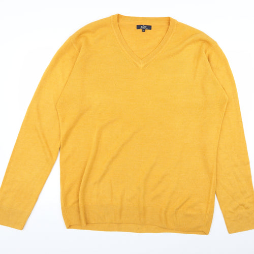 Easy Mens Yellow   Pullover Jumper Size XL
