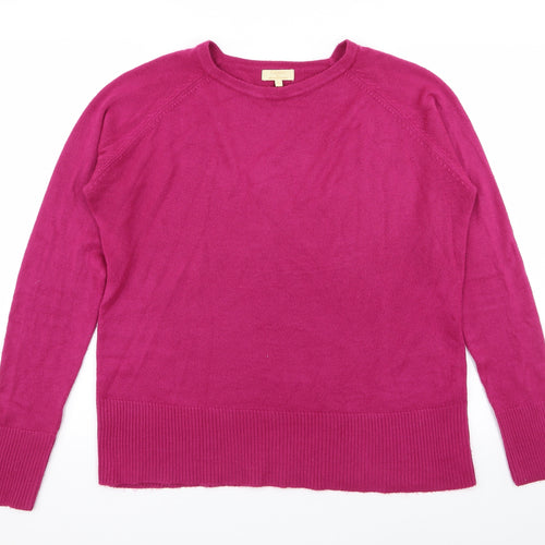 Classic Womens Pink   Pullover Jumper Size XL