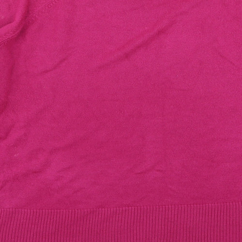 Classic Womens Pink   Pullover Jumper Size XL