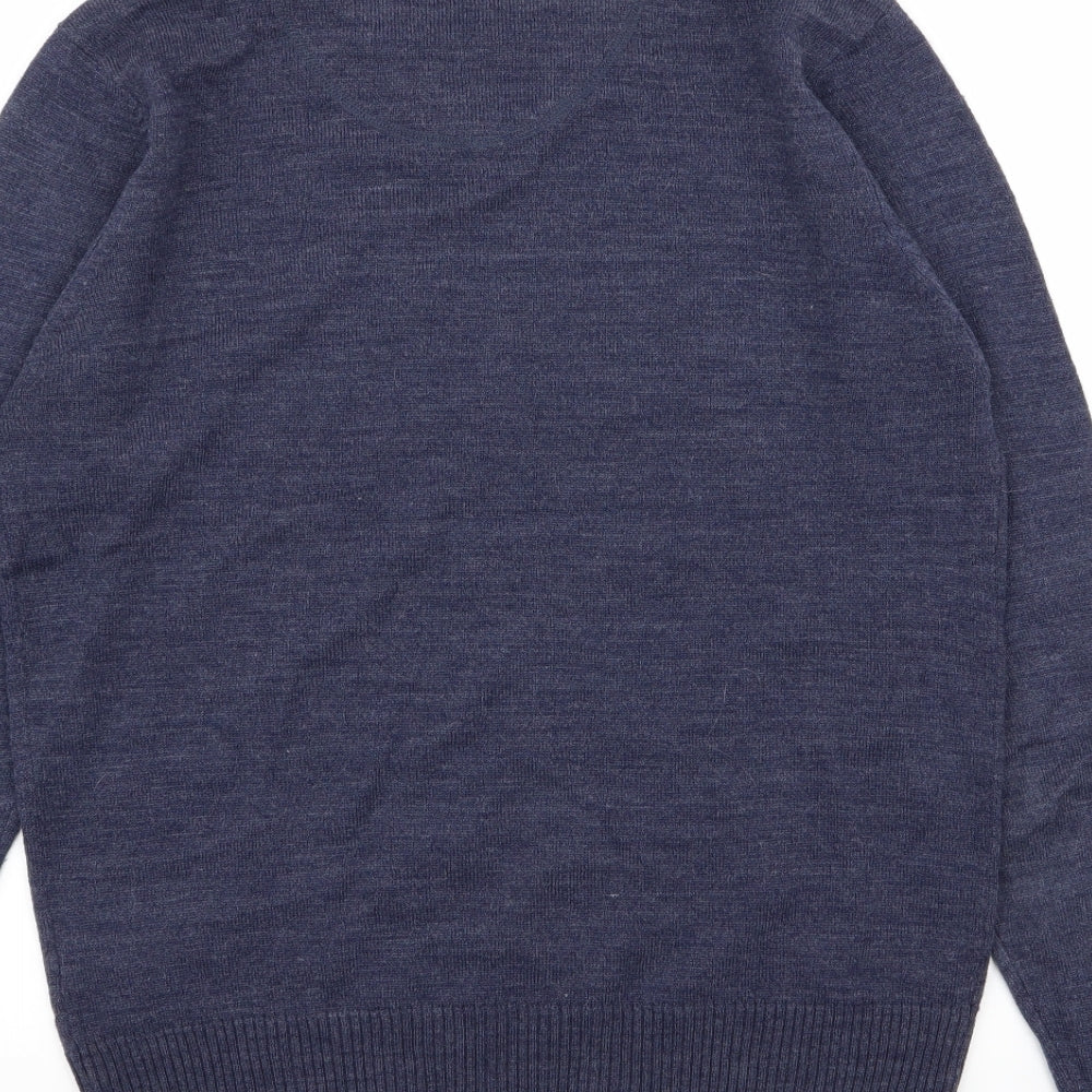 code Mens Blue   Pullover Jumper Size S