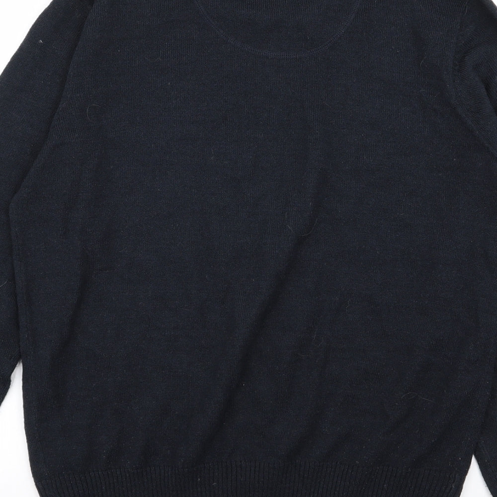 code Mens Blue   Pullover Jumper Size S