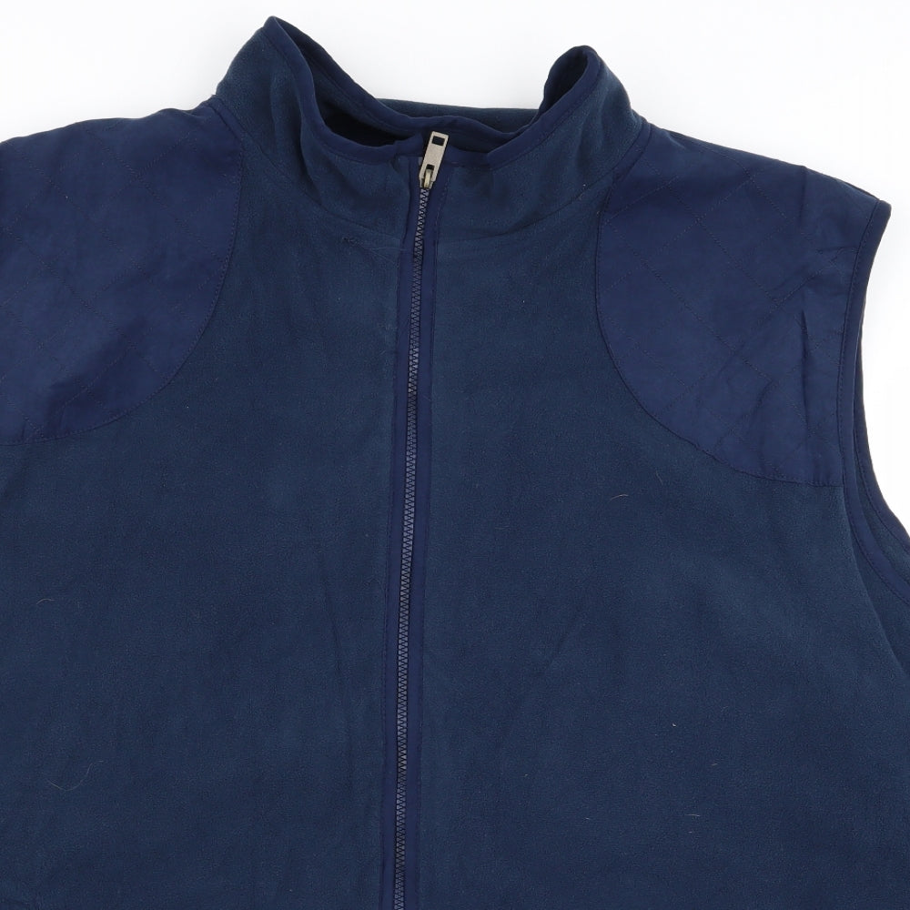 premier man Mens Blue   Gilet Jacket Size 3XL  - fleece