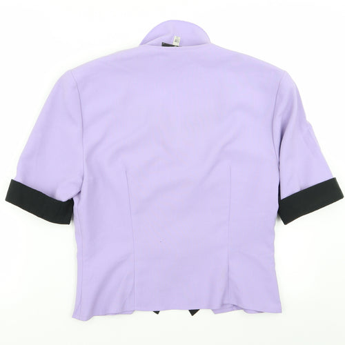 Ego Womens Purple   Basic Blouse Size 12
