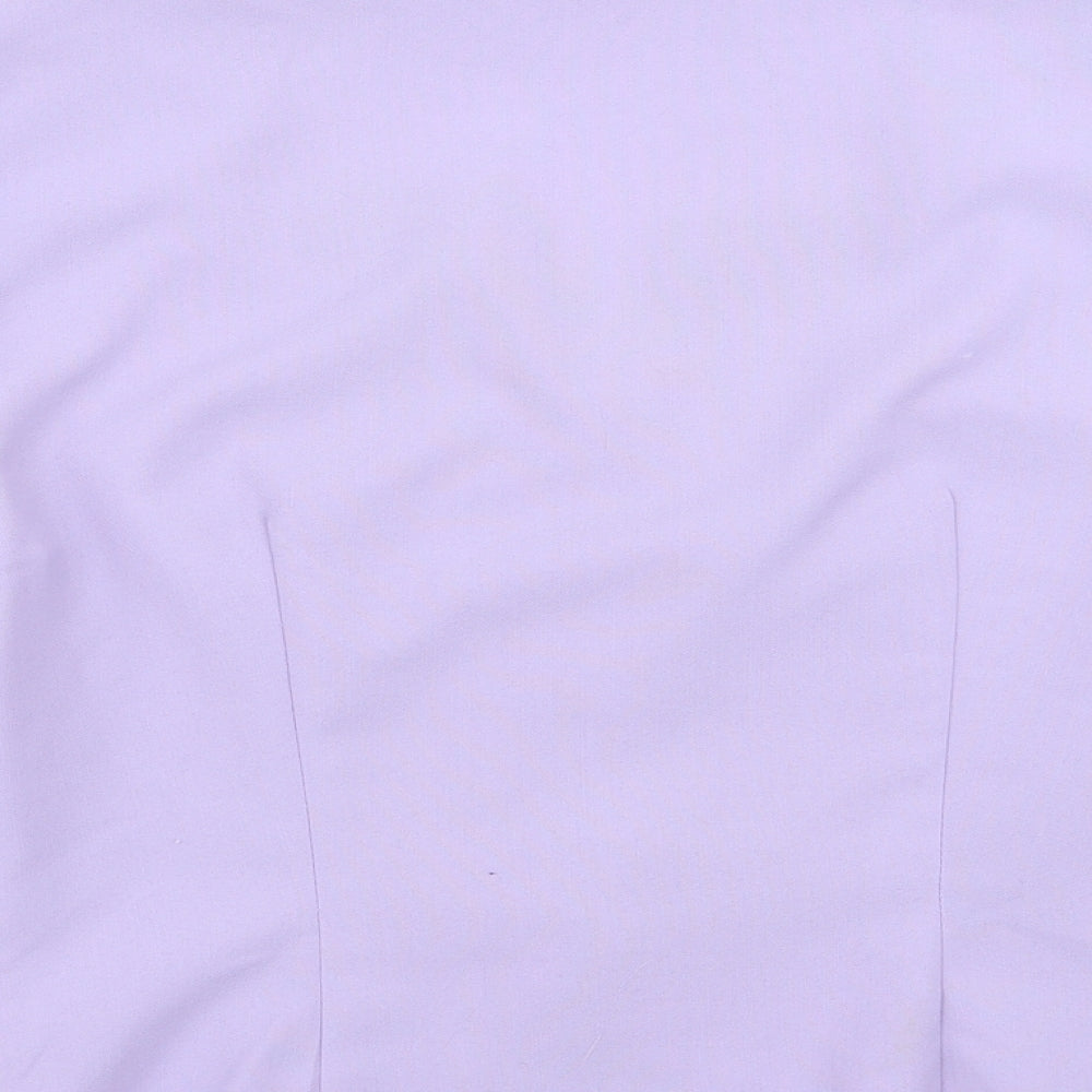 Ego Womens Purple   Basic Blouse Size 12