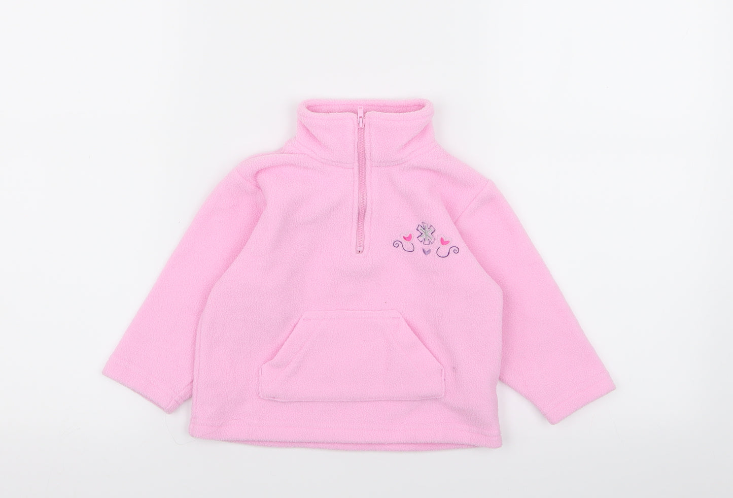 tayberry kids Girls Pink   Pullover Jumper Size 12-18 Months  - fleece