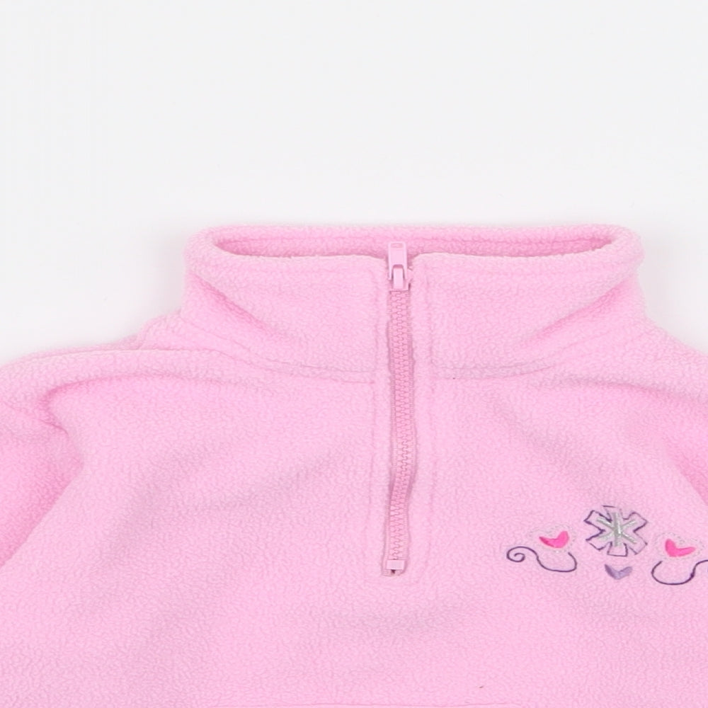 tayberry kids Girls Pink   Pullover Jumper Size 12-18 Months  - fleece