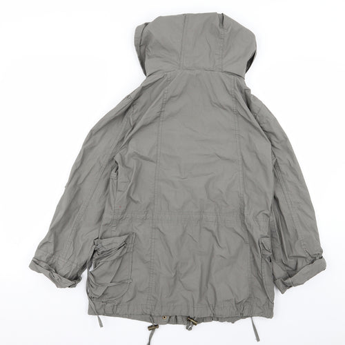 New Look Womens Grey   Jacket Coat Size 8