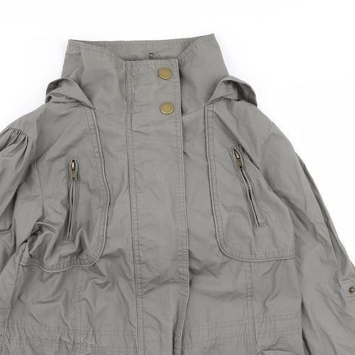 New Look Womens Grey   Jacket Coat Size 8