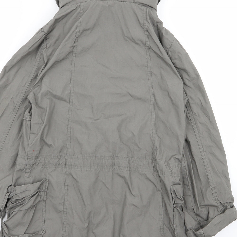New Look Womens Grey   Jacket Coat Size 8