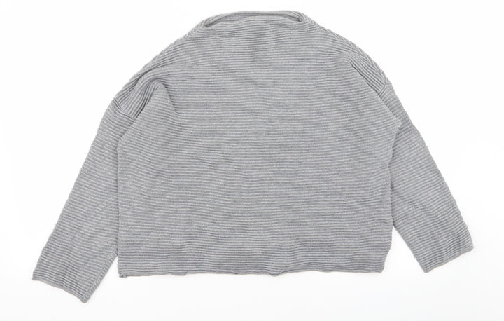 H&M Womens Grey   Pullover Jumper Size M