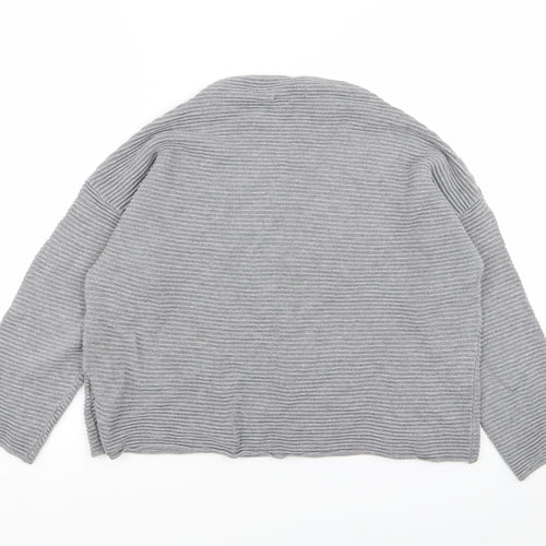 H&M Womens Grey   Pullover Jumper Size M