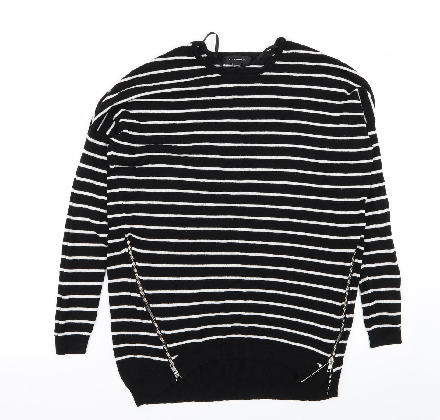 Primark Womens Multicoloured Striped  Pullover Jumper Size 10