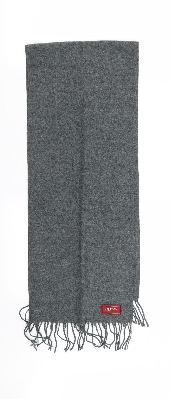 burton menswear Mens Grey Scarf One Size